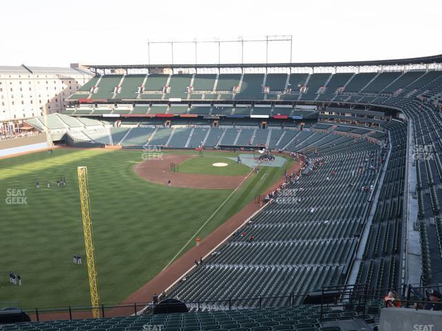 Seating view for Oriole Park at Camden Yards Section 374