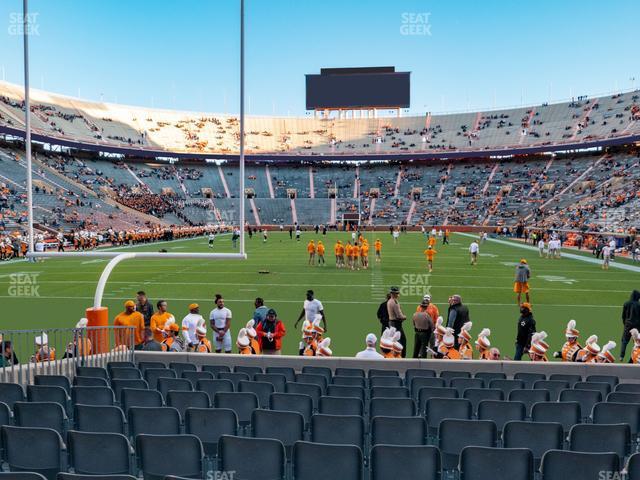 Seating view for Neyland Stadium Section Nt 16