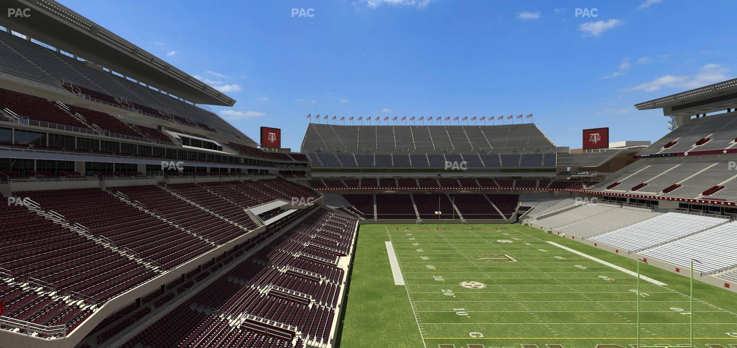 Seating view for Kyle Field Section 245