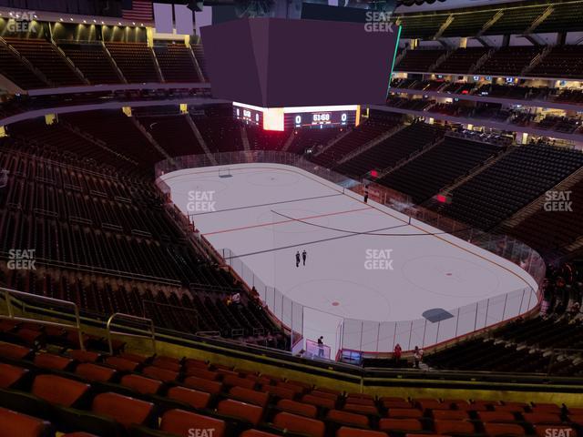 Seating view for Prudential Center Section 117