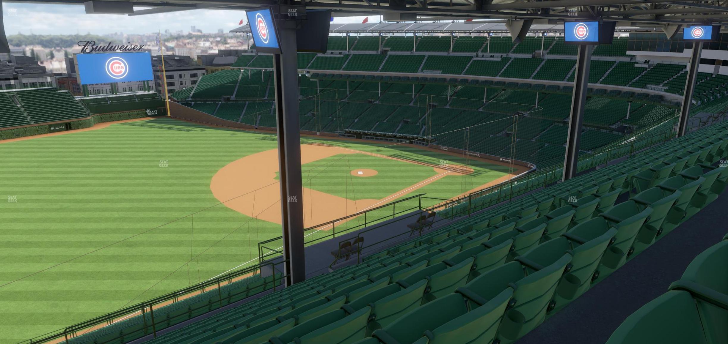 Seating view for Wrigley Field Section 406 Left