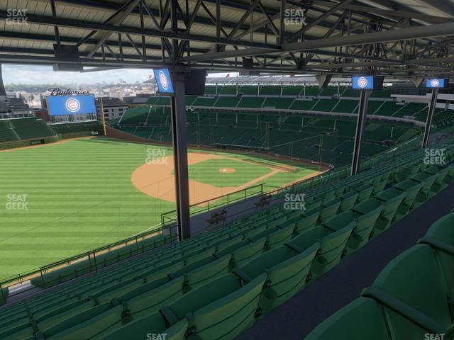 Seating view for Wrigley Field Section 406 Left