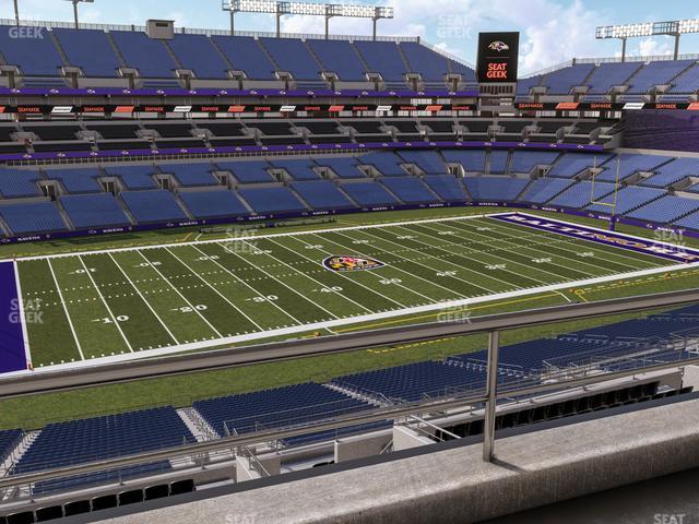 Seating view for M&T Bank Stadium Section Suite 419