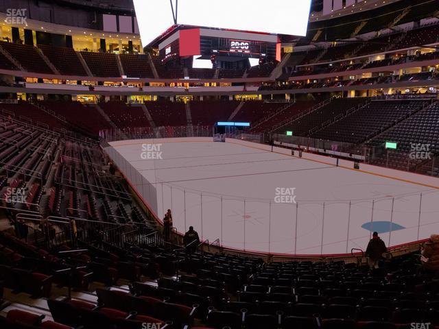 Seating view for Prudential Center Section 1