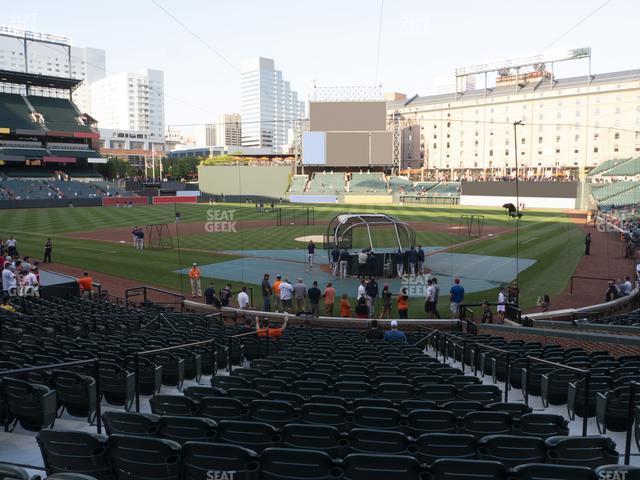 Seating view for Oriole Park at Camden Yards Section 40