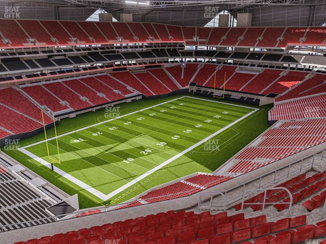 Seating view for Mercedes-Benz Stadium Section 347