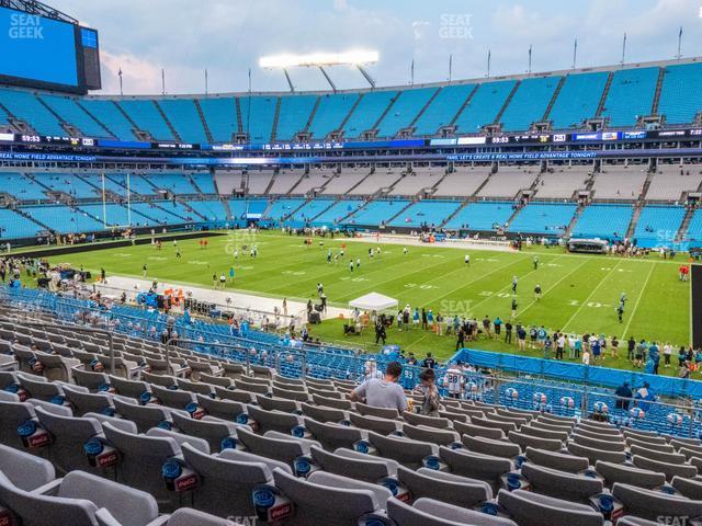 Seating view for Bank of America Stadium Section 340