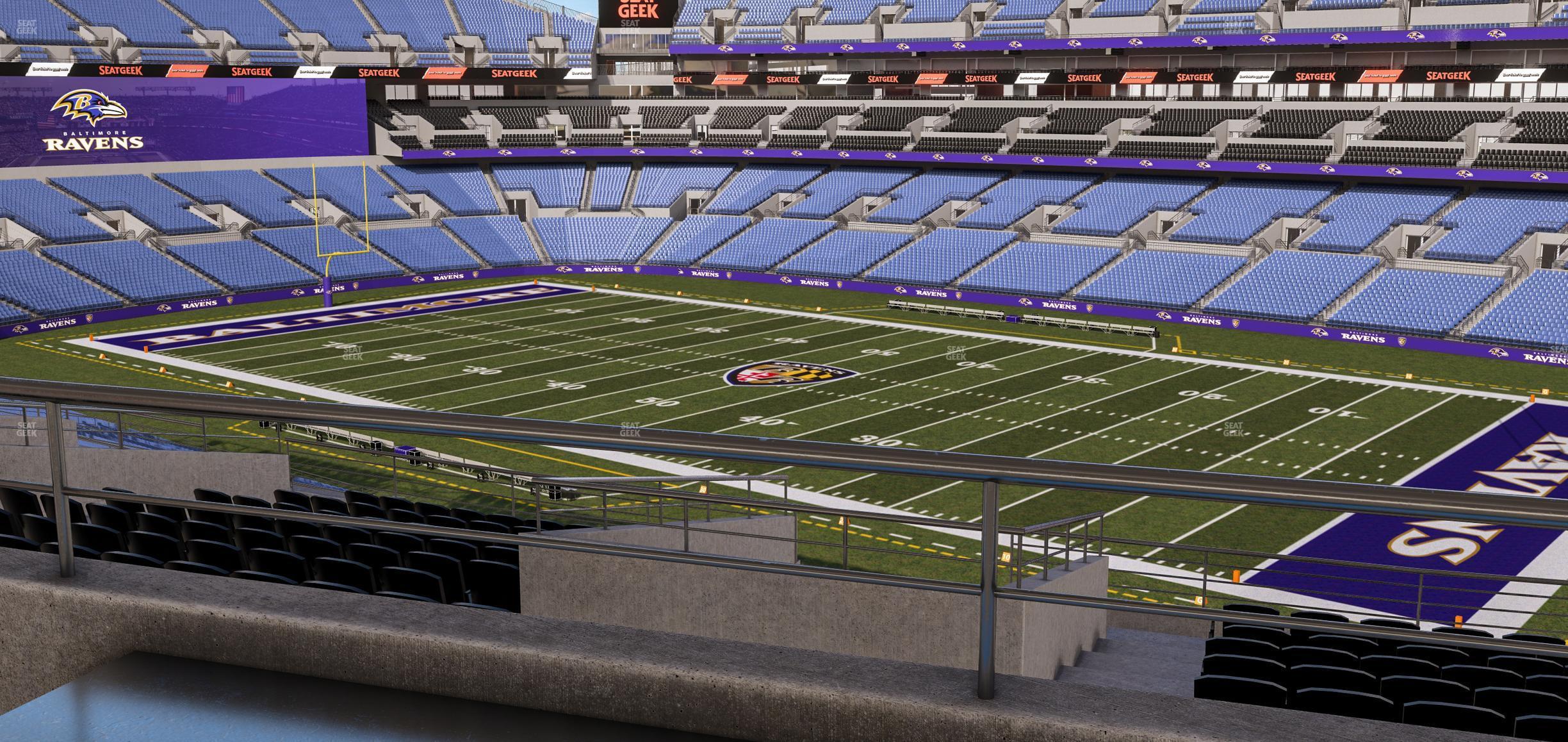 Seating view for M&T Bank Stadium Section Suite 346