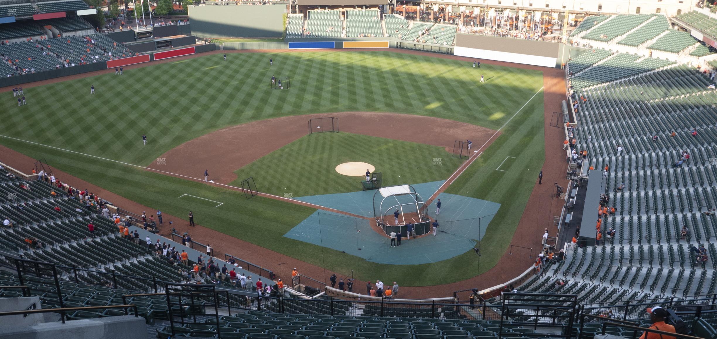 Seating view for Oriole Park at Camden Yards Section 342