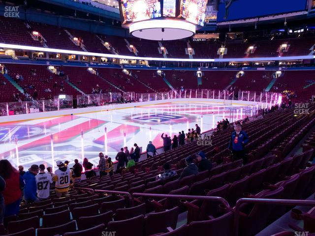 Seating view for Rogers Arena Section 109