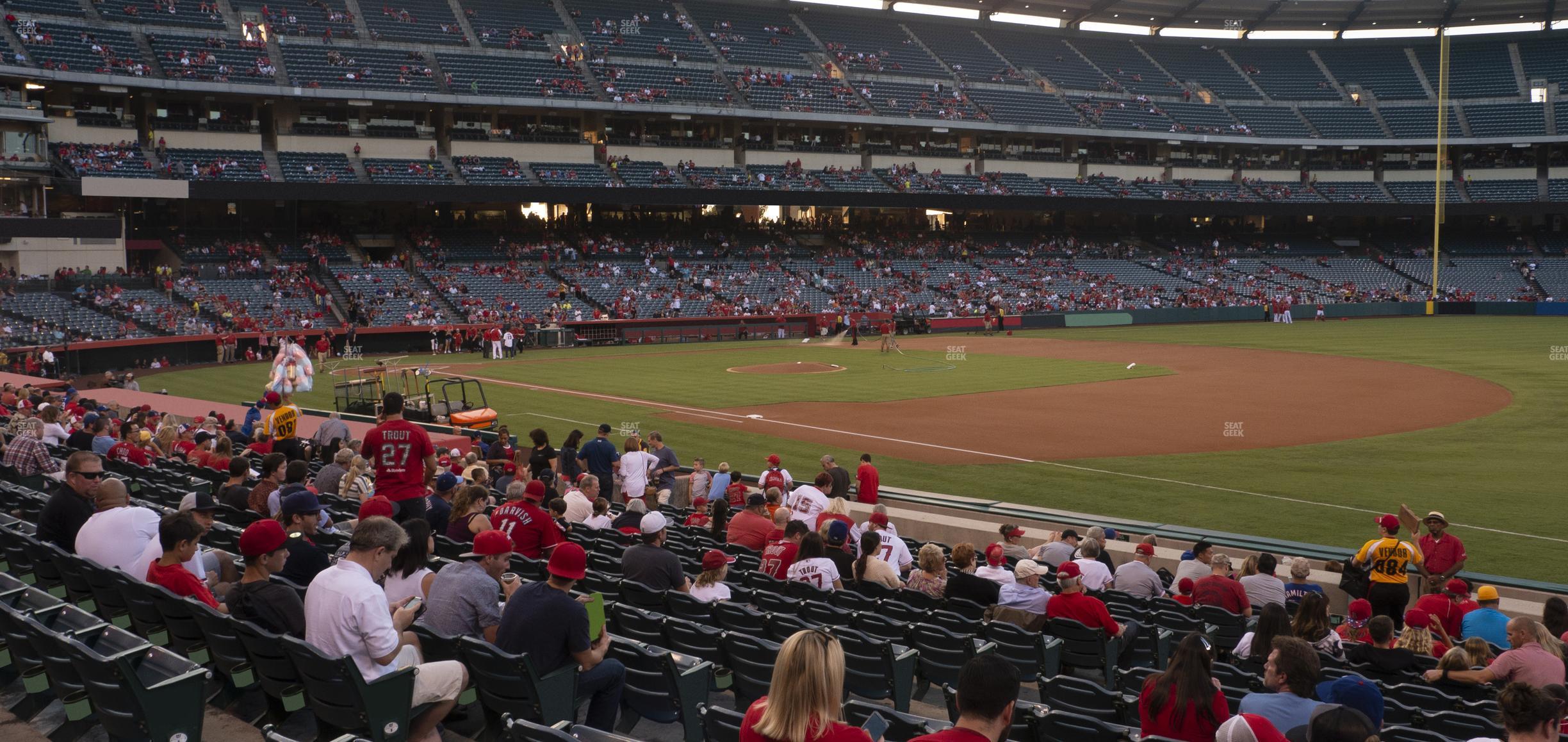 Seating view for Angel Stadium of Anaheim Section 127