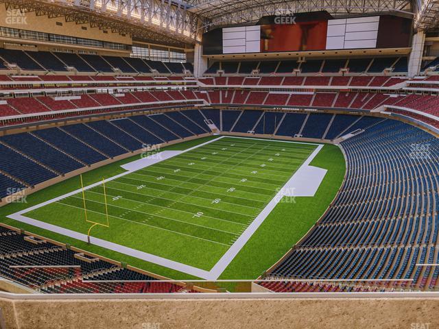 Seating view for NRG Stadium Section 517