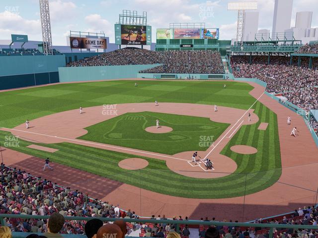 Seating view for Fenway Park Section Dell Technologies Club 6