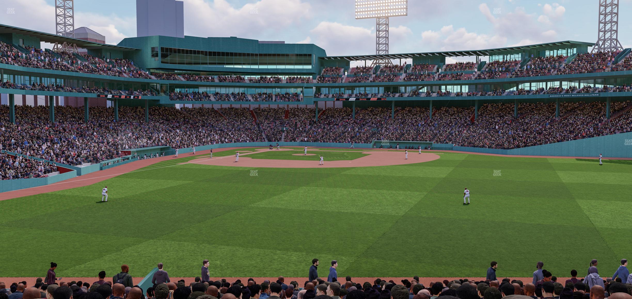 Seating view for Fenway Park Section Bleacher 41