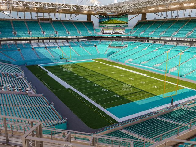 Seating view for Hard Rock Stadium Section 337