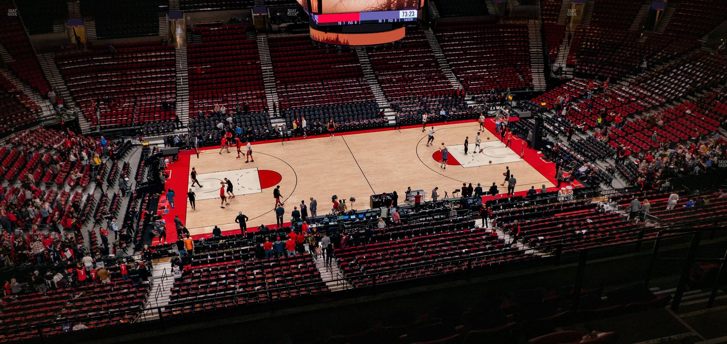 Seating view for Moda Center Section 302