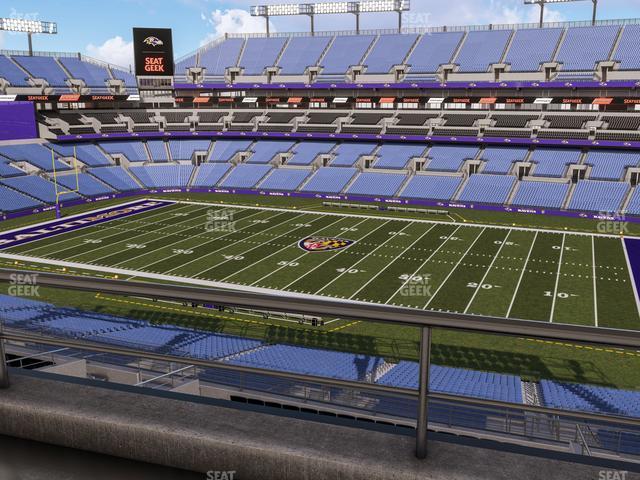 Seating view for M&T Bank Stadium Section Suite 433