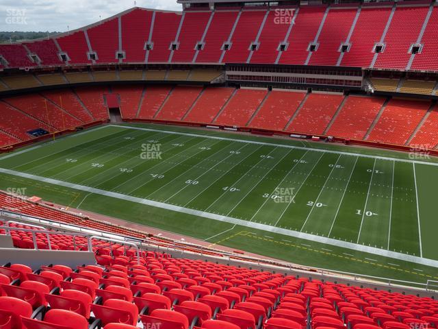 Seating view for GEHA Field at Arrowhead Stadium Section 344