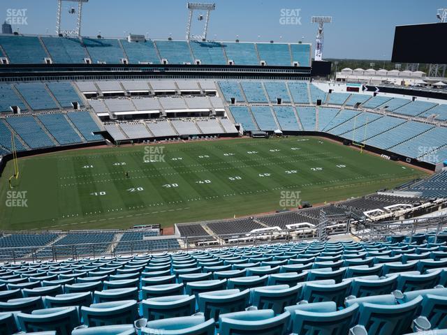 Seating view for EverBank Stadium Section 440