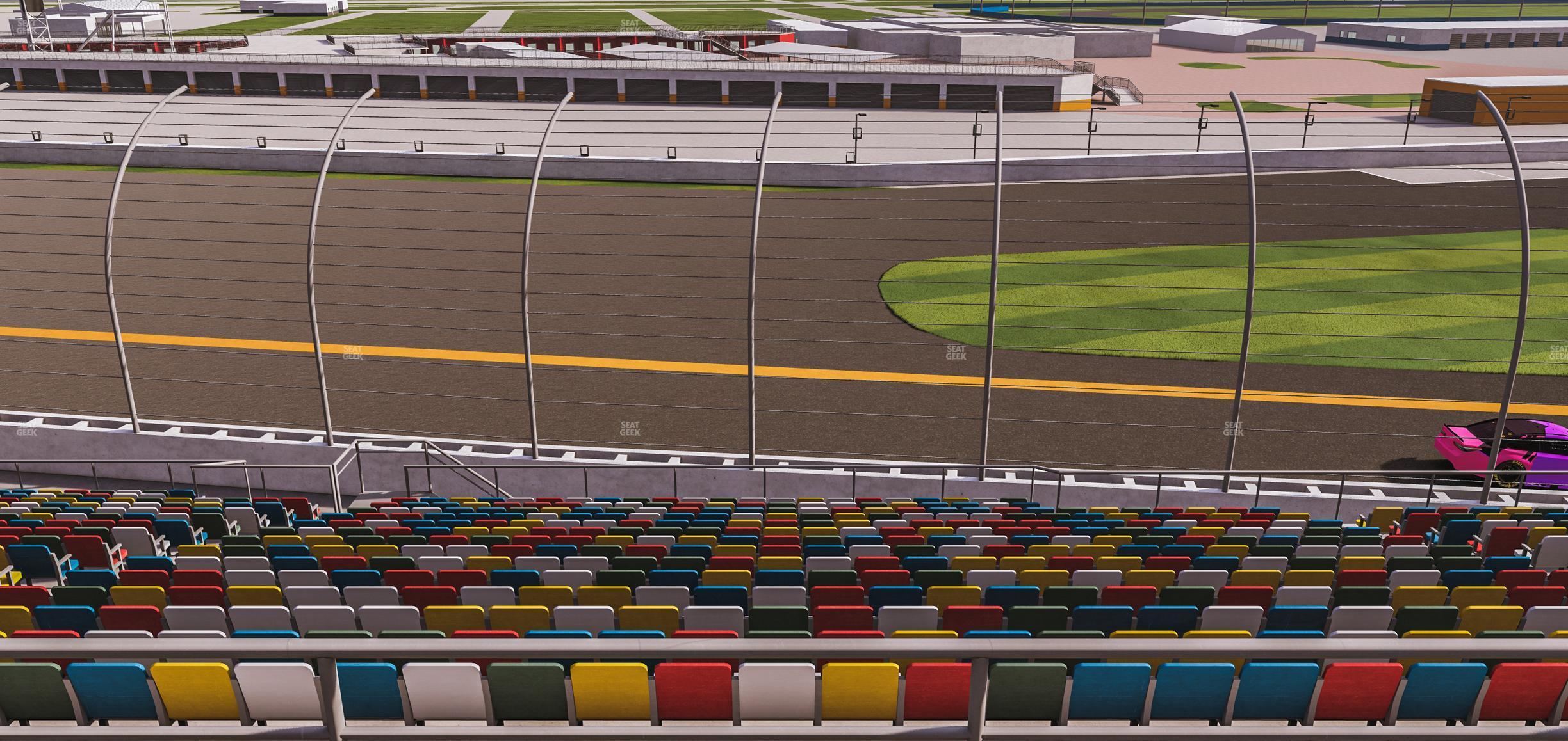 Seating view for Daytona International Speedway Section Back 132