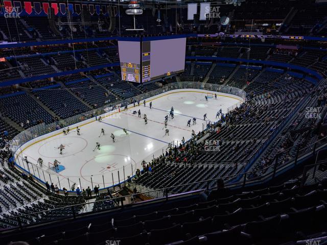 Seating view for Amalie Arena Section 305