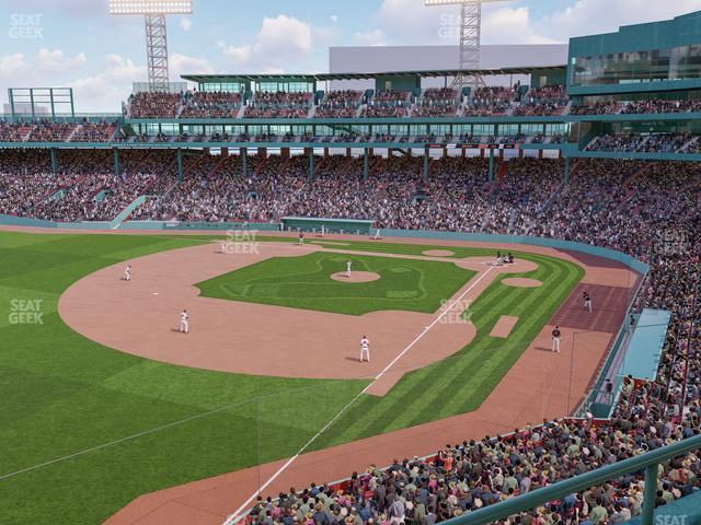 Seating view for Fenway Park Section Dell Technologies Suite L 21