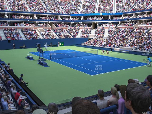 Seating view for Arthur Ashe Stadium Section 64