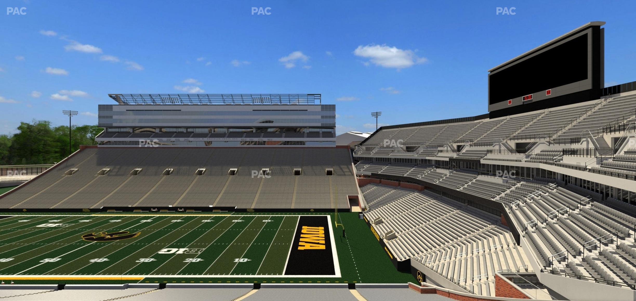 Seating view for Kinnick Stadium Section 102