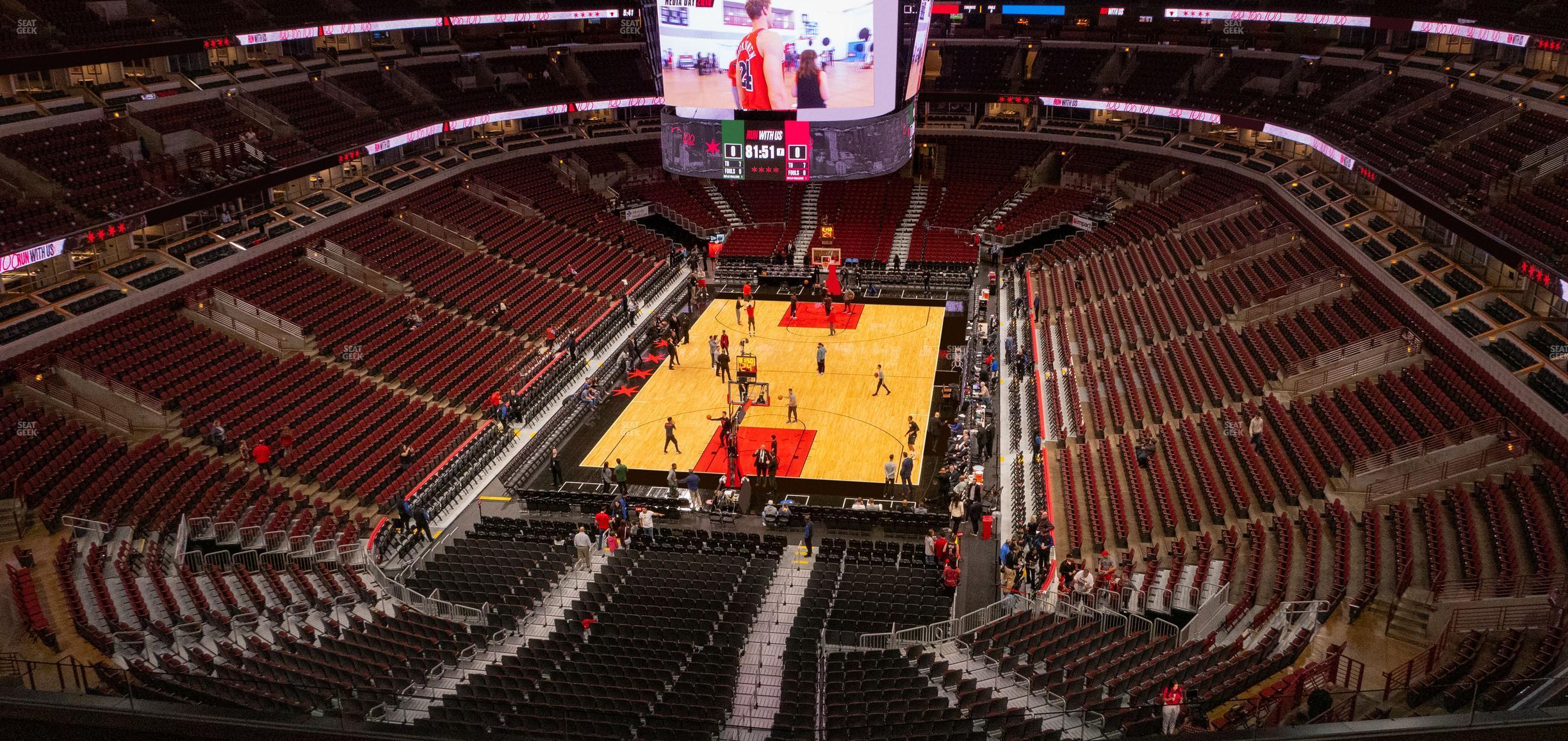 Seating view for United Center Section 308