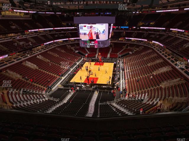 Seating view for United Center Section 308