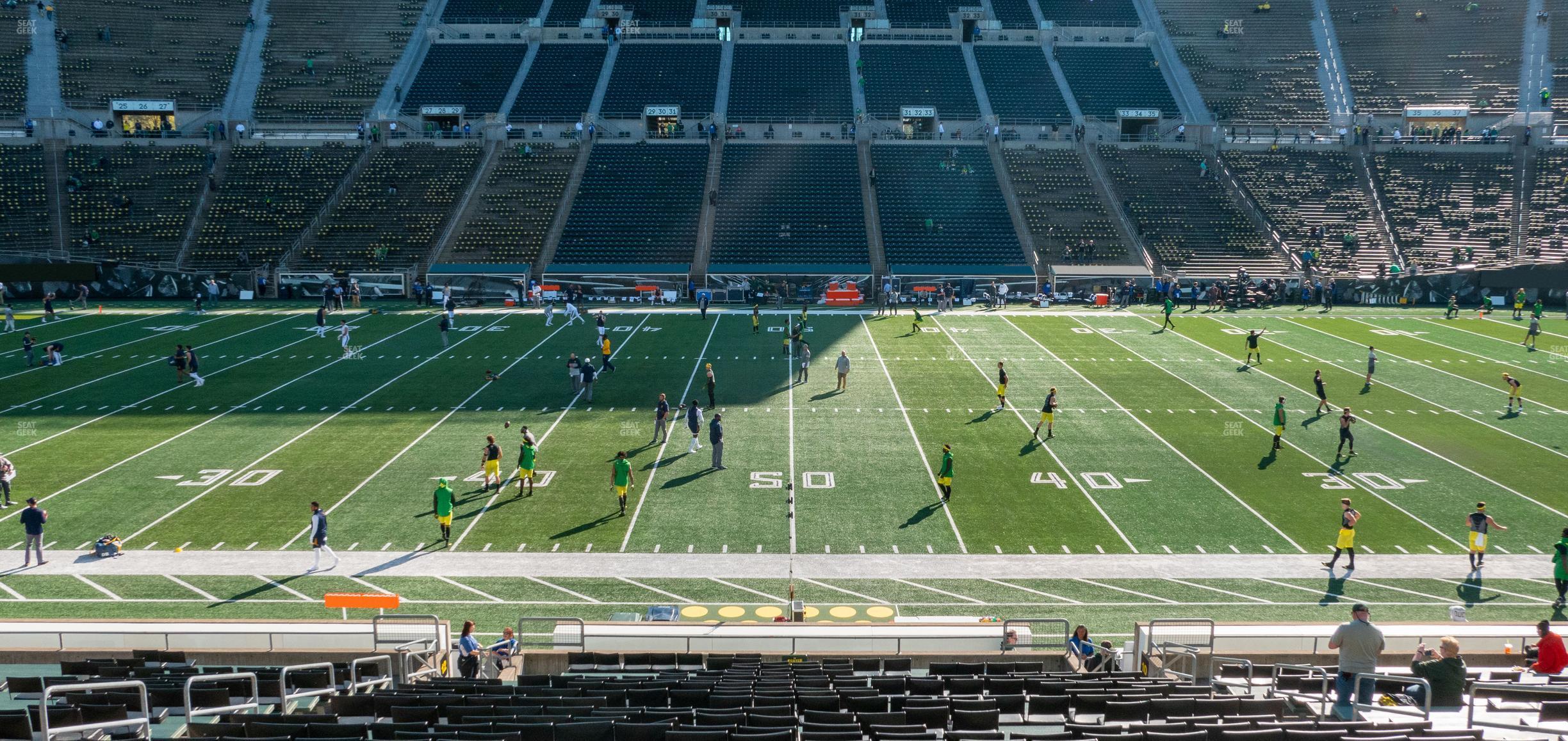 Seating view for Autzen Stadium Section 11