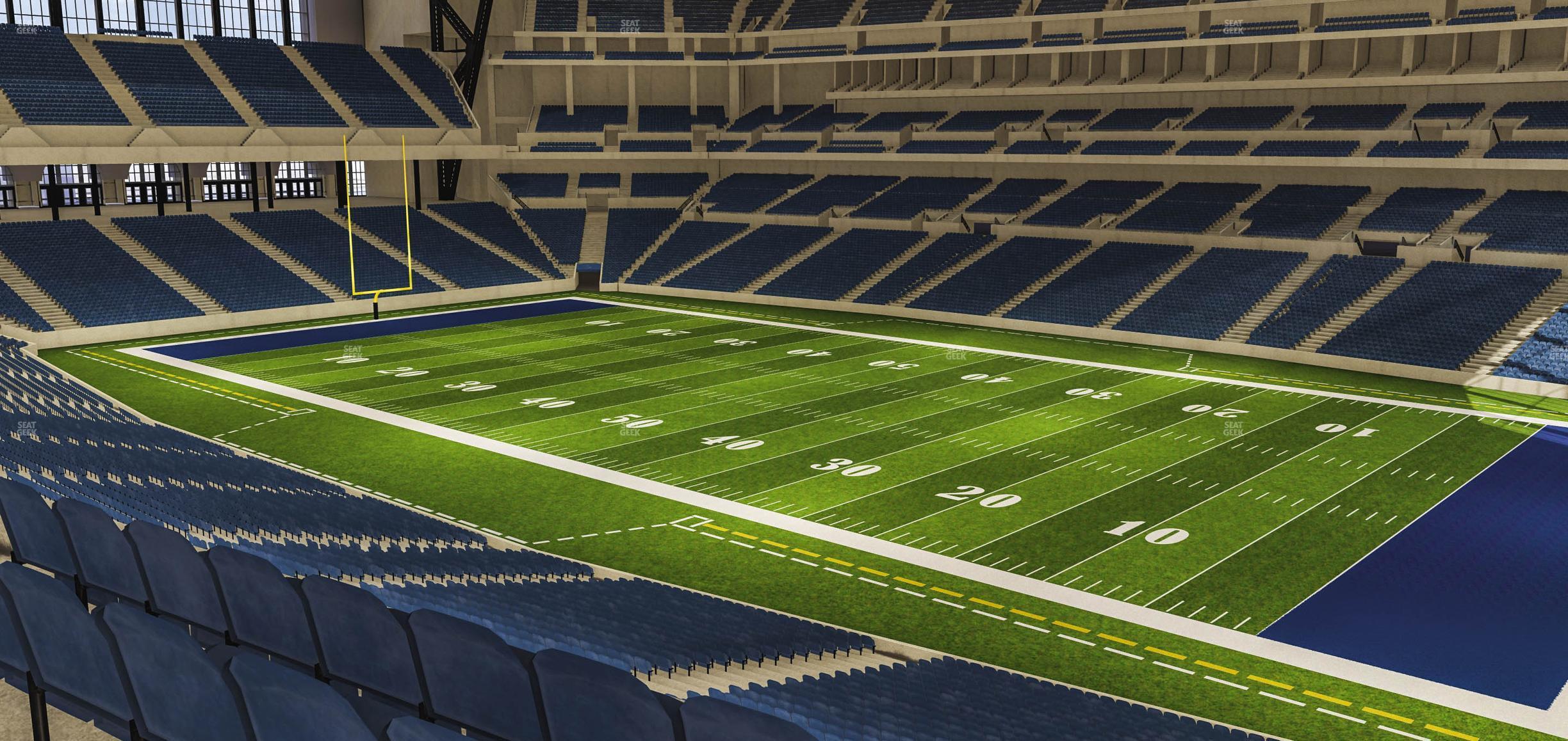 Seating view for Lucas Oil Stadium Section 335