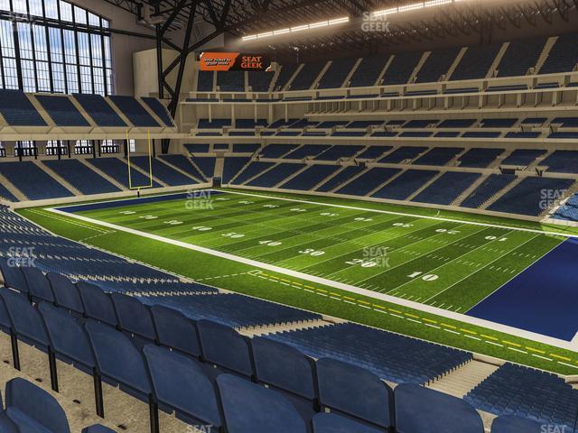 Seating view for Lucas Oil Stadium Section 335