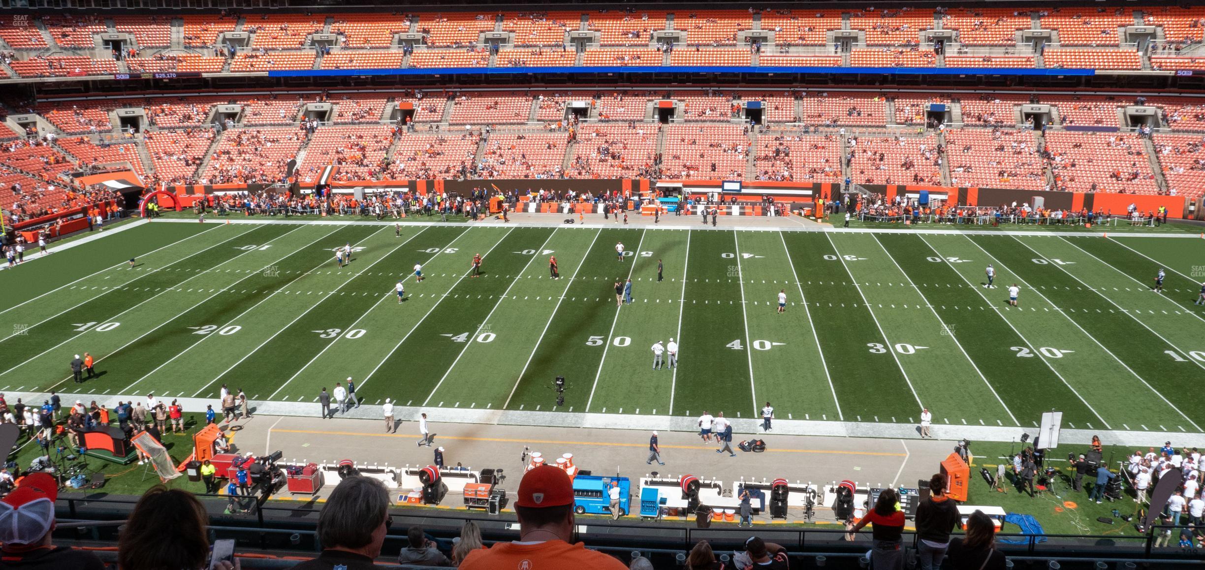 Seating view for Huntington Bank Field Section Club 309