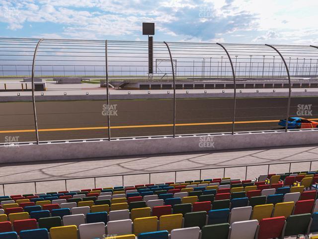 Seating view for Daytona International Speedway Section Front 122