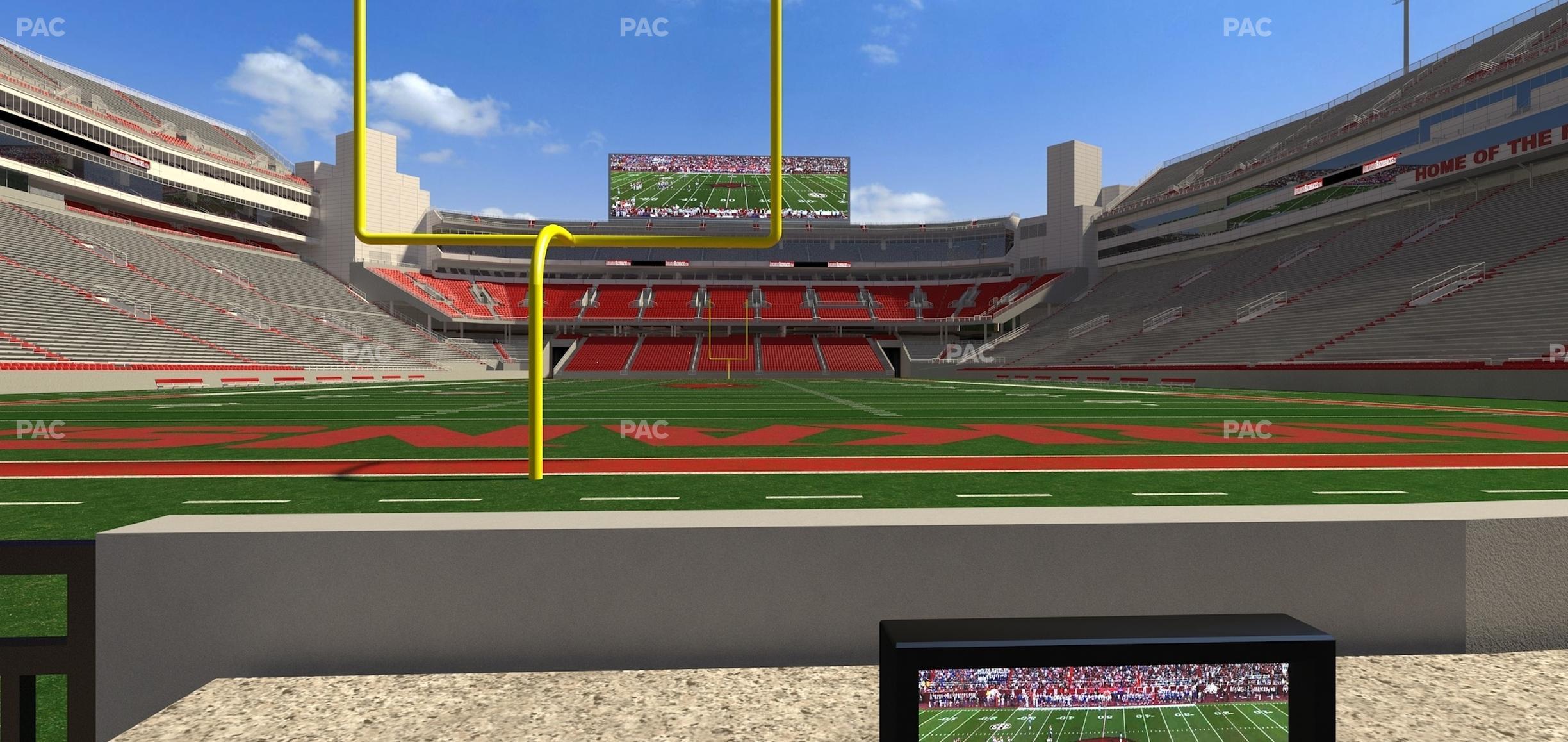 Seating view for Razorback Stadium Section Loge 10