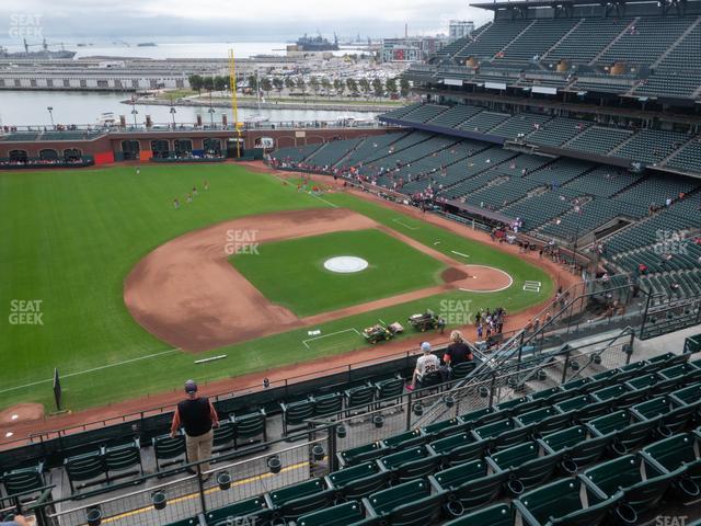 Seating view for Oracle Park Section View Reserved 325