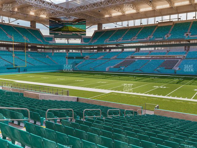 Seating view for Hard Rock Stadium Section 115