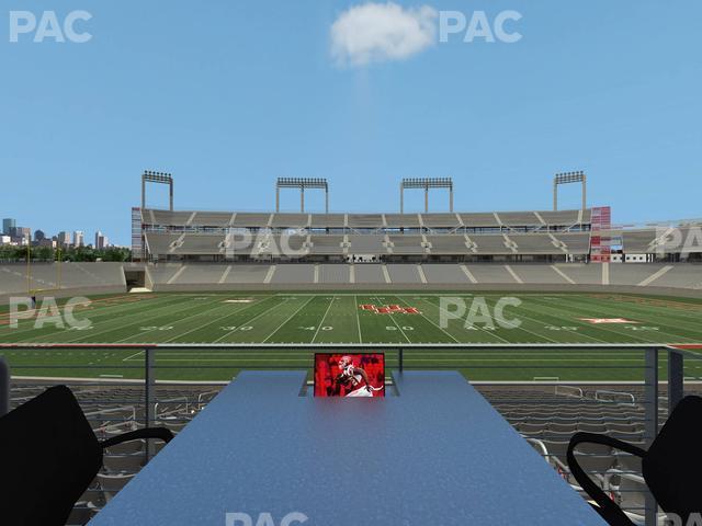 Seating view for TDECU Stadium Section Loge Box 15