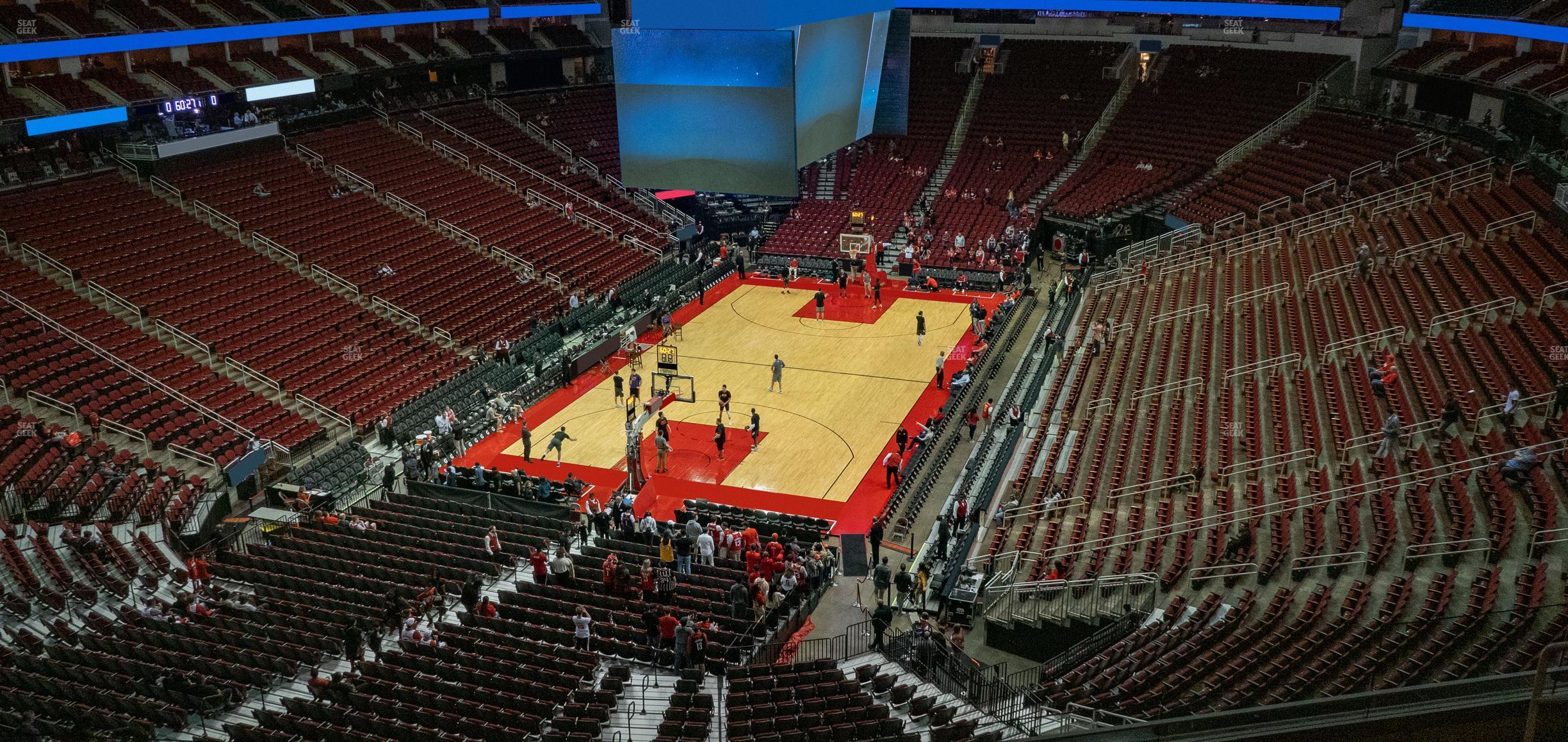 Seating view for Toyota Center Section 416