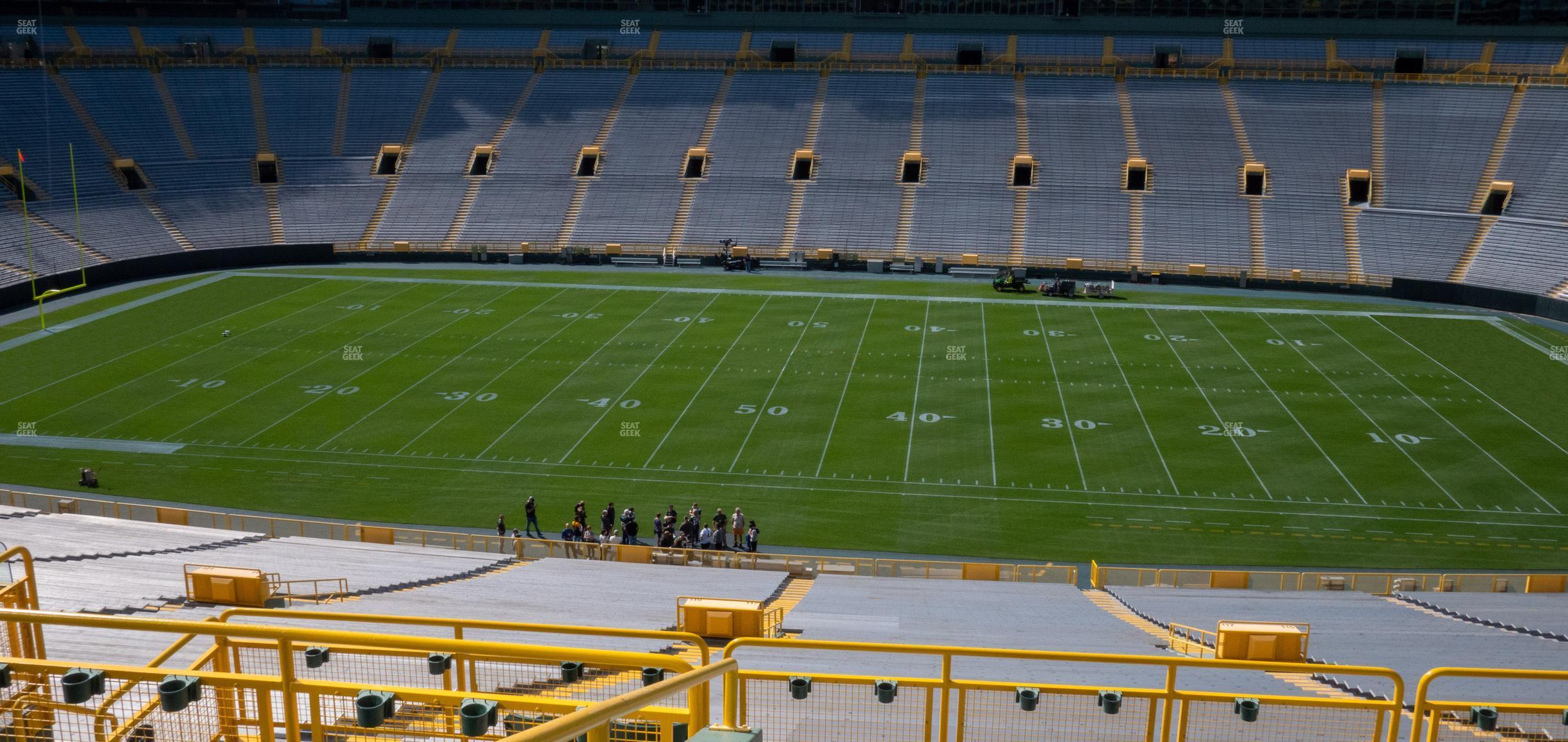 Seating view for Lambeau Field Section 417