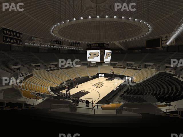 Seating view for Mackey Arena Section Upper 113