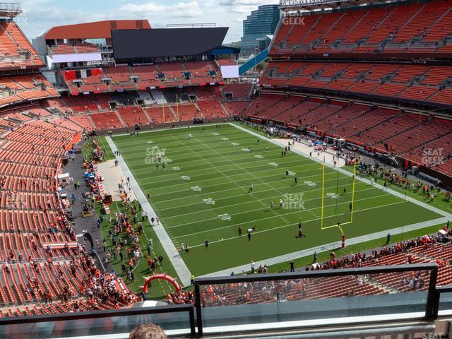 Seating view for Huntington Bank Field Section 544