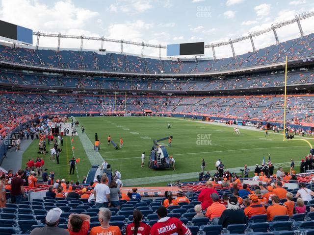 Seating view for Empower Field at Mile High Section 135