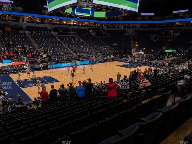 Seating view for Target Center Section 113