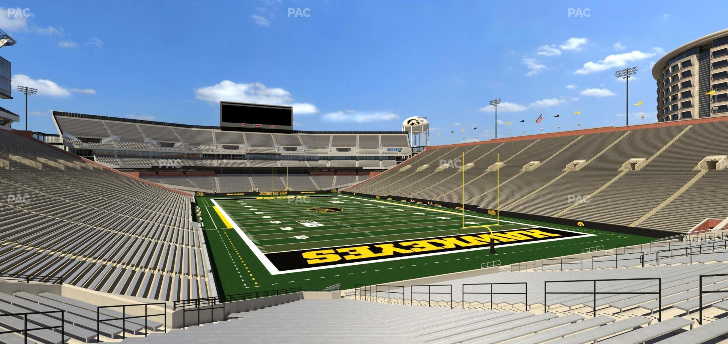 Seating view for Kinnick Stadium Section 119