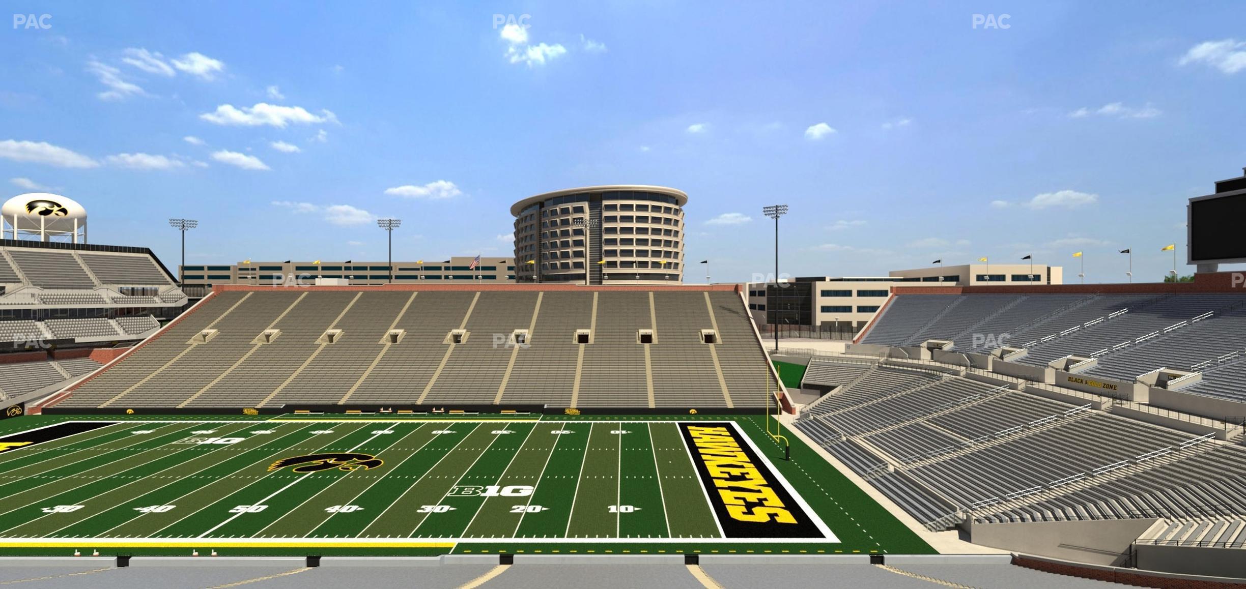 Seating view for Kinnick Stadium Section 124