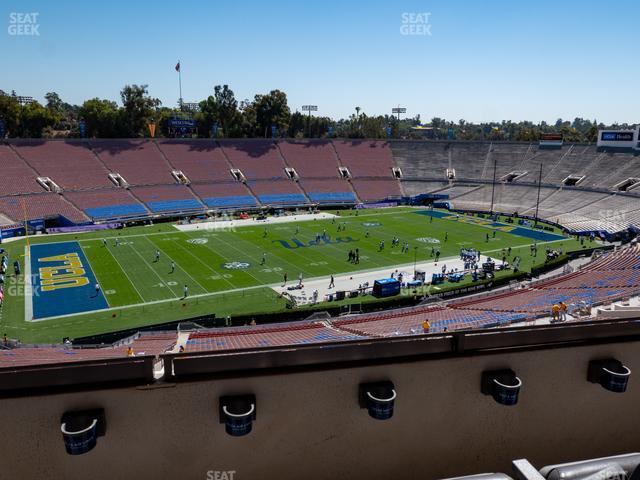 Seating view for Rose Bowl Stadium Section Club 109