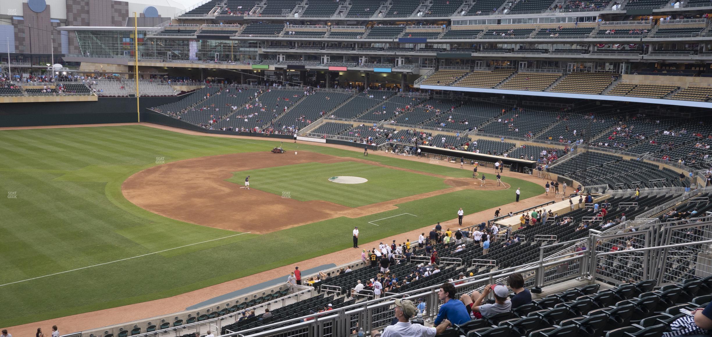 Seating view for Target Field Section Legends Landing S