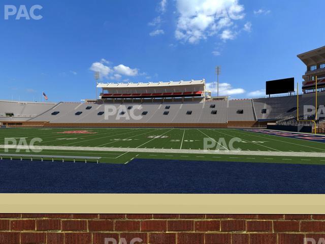 Seating view for Vaught Hemingway Stadium Section Chairback C